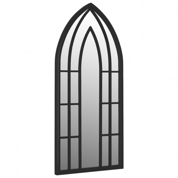 Miroir Noir 100x45 cm Fer pour utilisation à l'intérieur