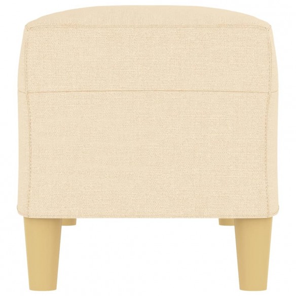 Banc Crème 100x35x41 cm Tissu