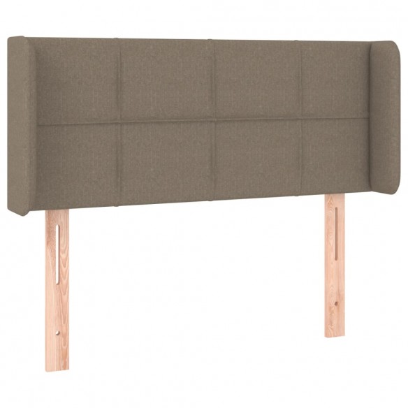 Tête de lit avec oreilles Taupe 93x16x78/88 cm Tissu