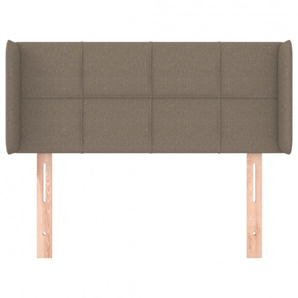 Tête de lit avec oreilles Taupe 93x16x78/88 cm Tissu