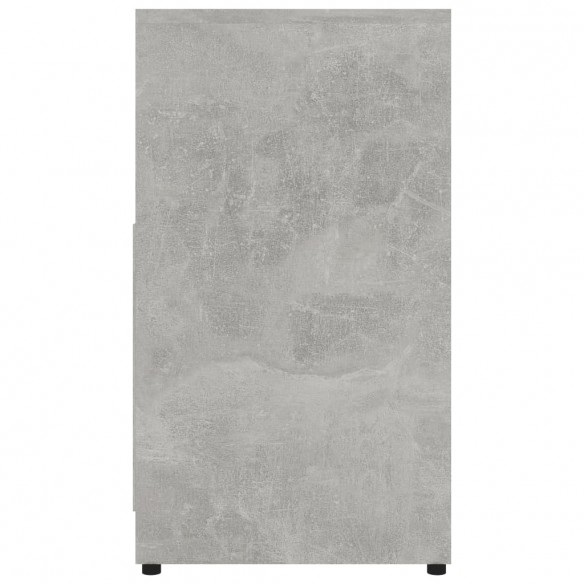 Armoire de salle de bain Gris béton 60x33x61 cm Aggloméré