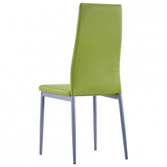 Mobilier de salle à manger 5 pcs Vert