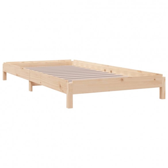 Lit empilable 90x190 cm Bois de pin massif