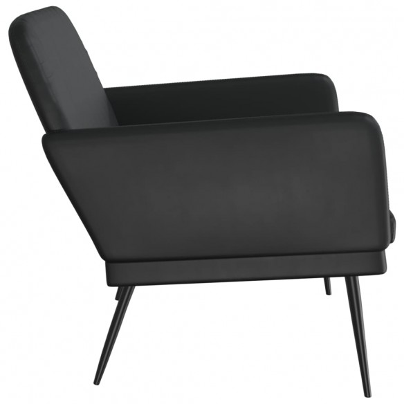 Banc Noir 107x80x81 cm Similicuir