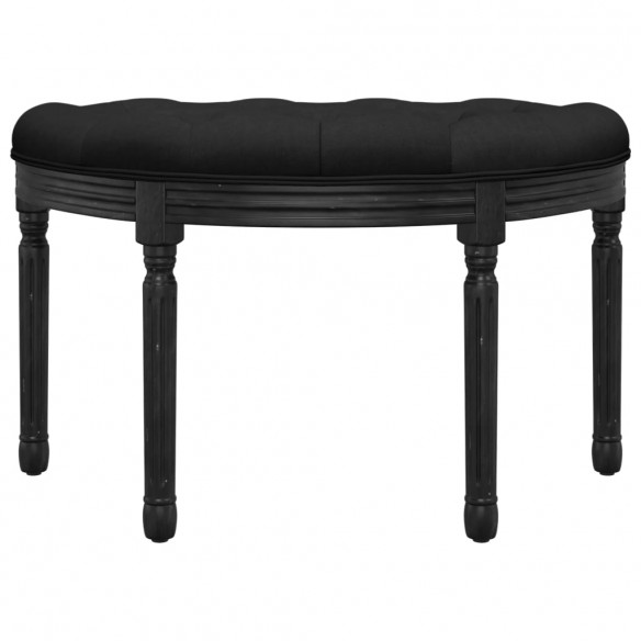 Banc Noir 81,5x41x49 cm Velours