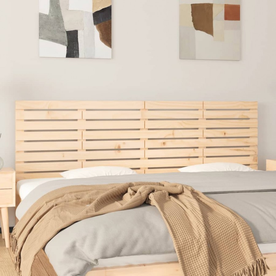 Tête de lit murale 166x3x63 cm Bois massif de pin