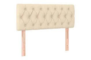 Tête de lit Crème 90x7x78/88 cm Tissu 2