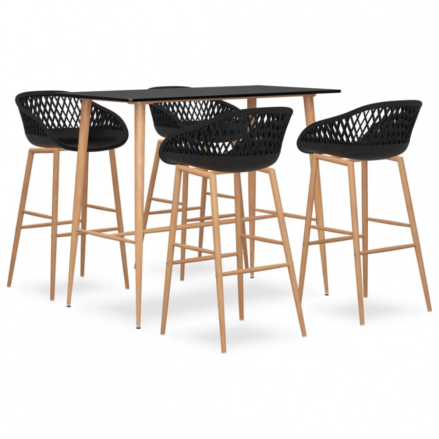 Ensemble de bar 5 pcs Noir