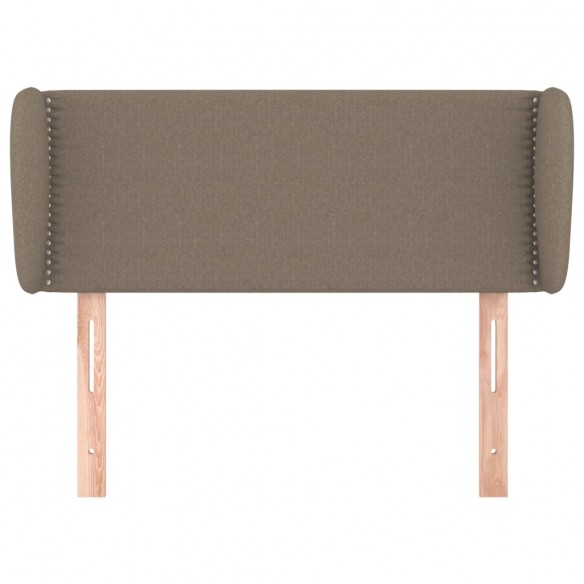 Tête de lit avec oreilles Taupe 93x23x78/88 cm Tissu