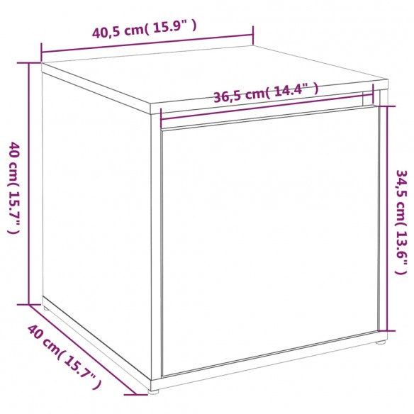 Ensemble de meubles de couloir Chêne Sonoma Bois d'ingénierie