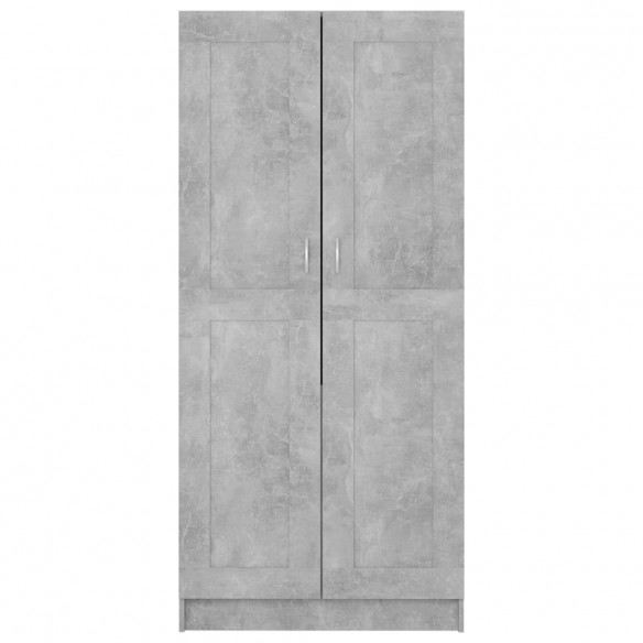 Garde-robe Gris béton 82,5x51,5x180 cm Aggloméré