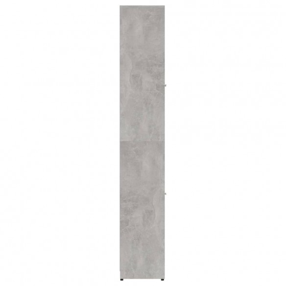 Armoire de salle de bain Gris béton 30x30x183,5 cm Aggloméré