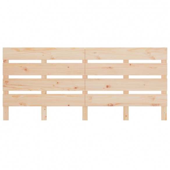 Cadre de lit 135x190 cm Bois de pin massif Double