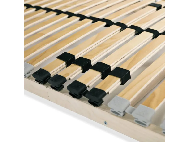 Sommier à lattes avec 28 lattes 7 zones 80 x 200 cm