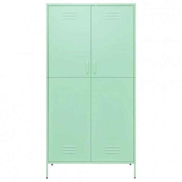 Garde-robe Vert menthe 90x50x180 cm Acier