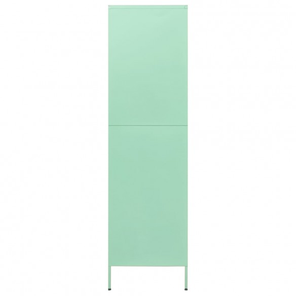 Garde-robe Vert menthe 90x50x180 cm Acier