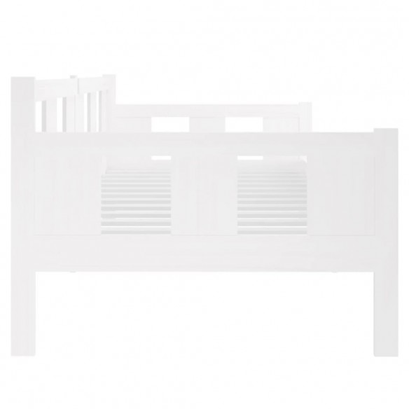 Lit de jour Blanc Bois massif de pin 90x190 cm