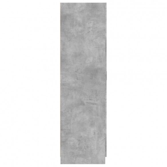 Garde-robe Gris béton 80x52x180 cm Aggloméré