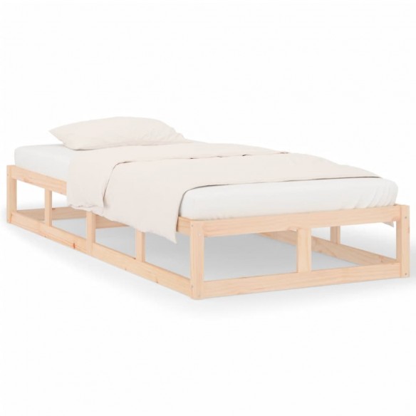 Cadre de lit 90x190 cm Simple Bois massif