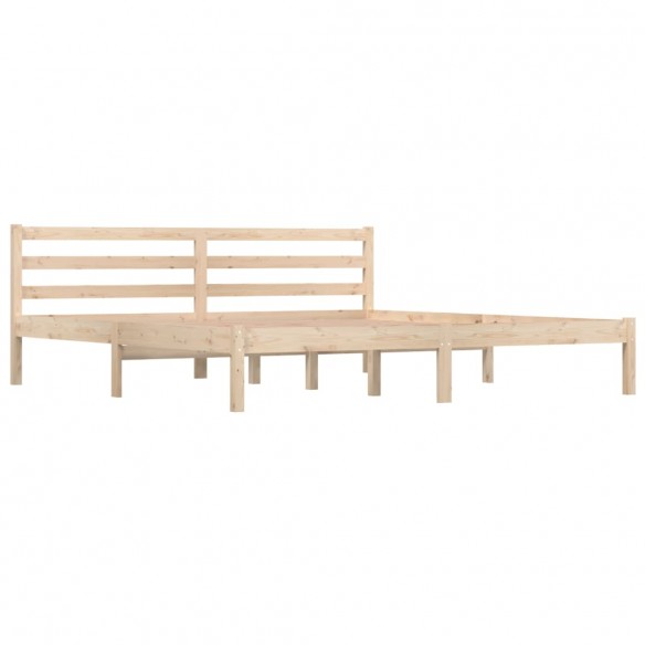 Cadre de lit bois de pin massif 180x200 cm super king