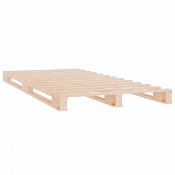 Lit de palette 75x190 cm bois pin massif petit simple