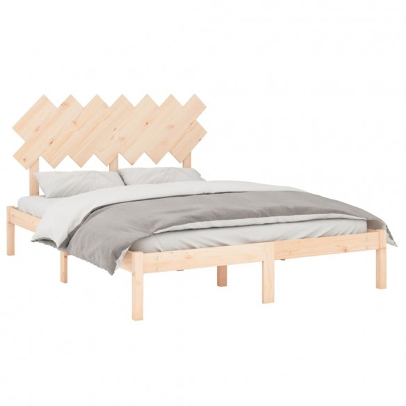 Cadre de lit 140x190 cm Bois massif