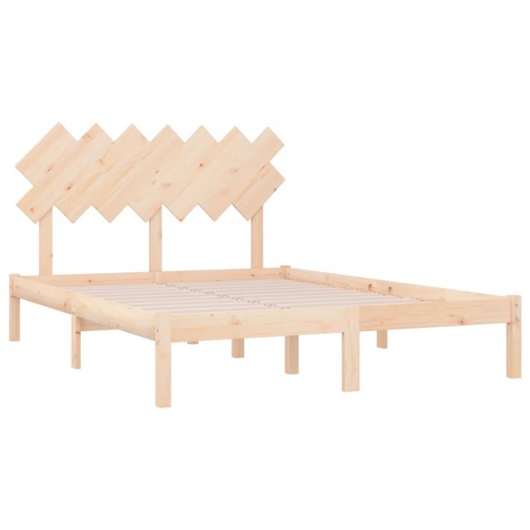 Cadre de lit 140x190 cm Bois massif