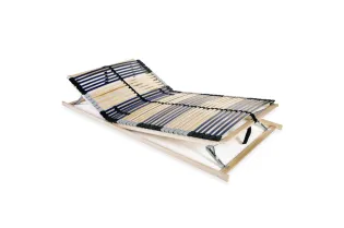 Sommier à lattes avec 42 lattes 7 zones 140 x 200 cm