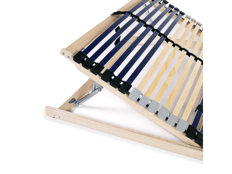 Sommier à lattes avec 42 lattes 7 zones 140 x 200 cm