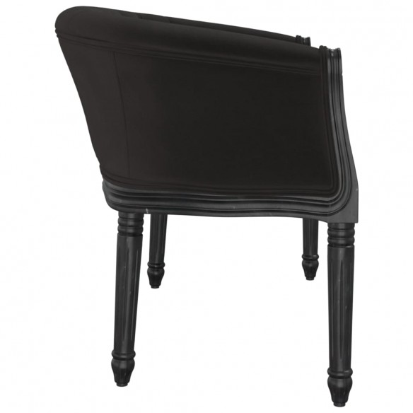 Banc Noir 98x56x69 cm Velours