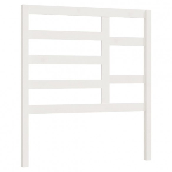 Tête de lit Blanc 106x4x104 cm Bois massif de pin