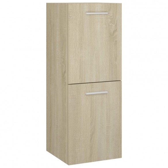 Armoire de salle de bain Chêne sonoma 30x30x80 cm Aggloméré