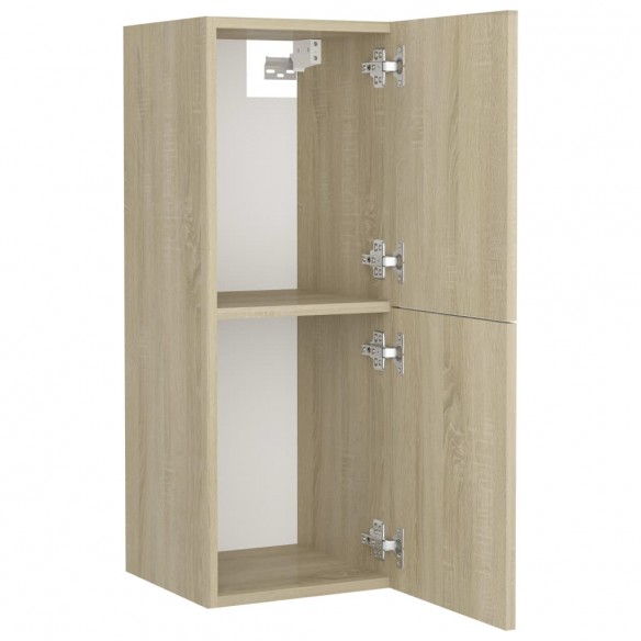 Armoire de salle de bain Chêne sonoma 30x30x80 cm Aggloméré