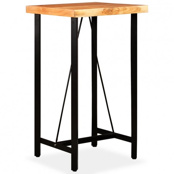 Ensemble de bar 3 pcs Bois d'acacia massif et de récupération