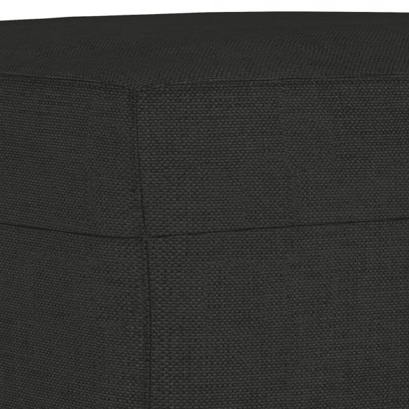 Banc Noir 100x35x41 cm Tissu