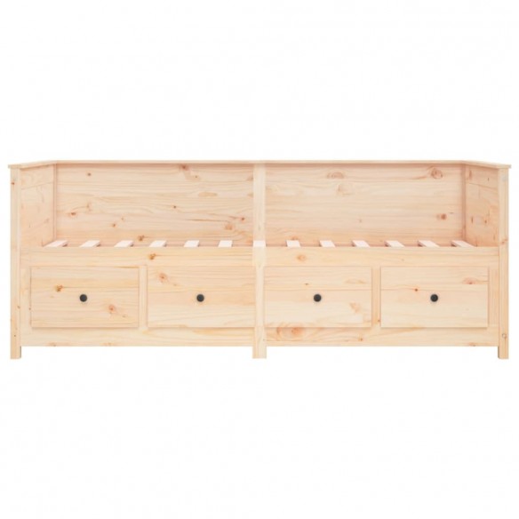 Lit de jour 75x190 cm Bois de pin massif