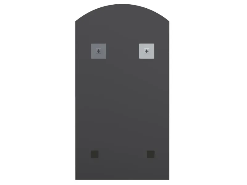 Miroir avec éclairage LED 90x45 cm Verre Arche