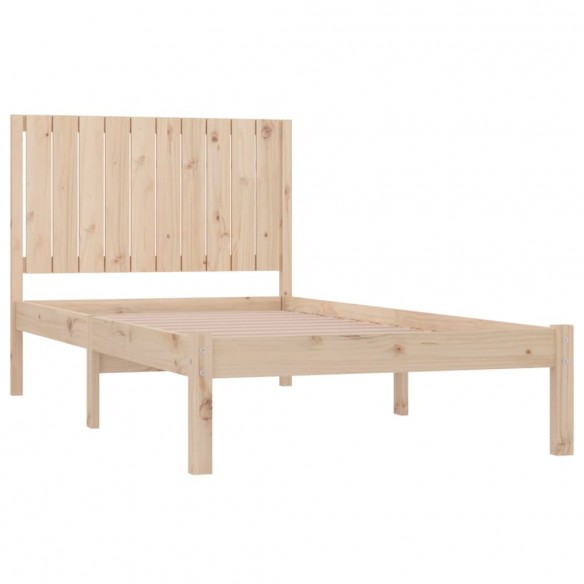 Cadre de lit Bois de pin massif 100x200 cm