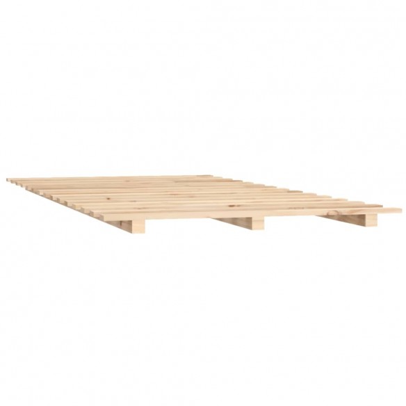 Cadre de lit 120x190 cm Bois de pin massif