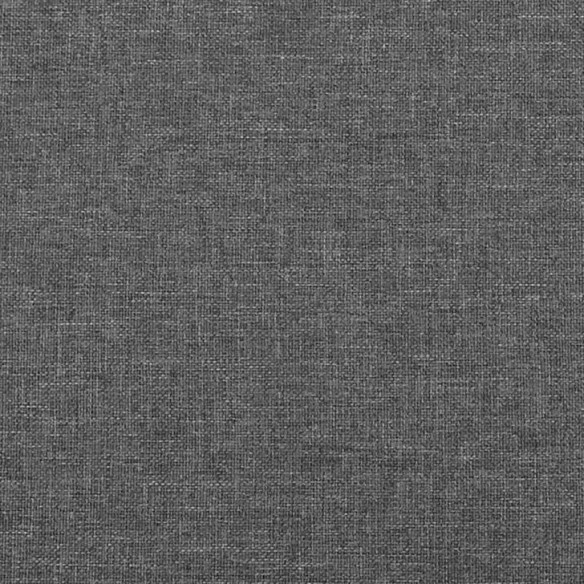 Têtes de lit 4 pcs Gris foncé 100x7x78/88 cm Tissu