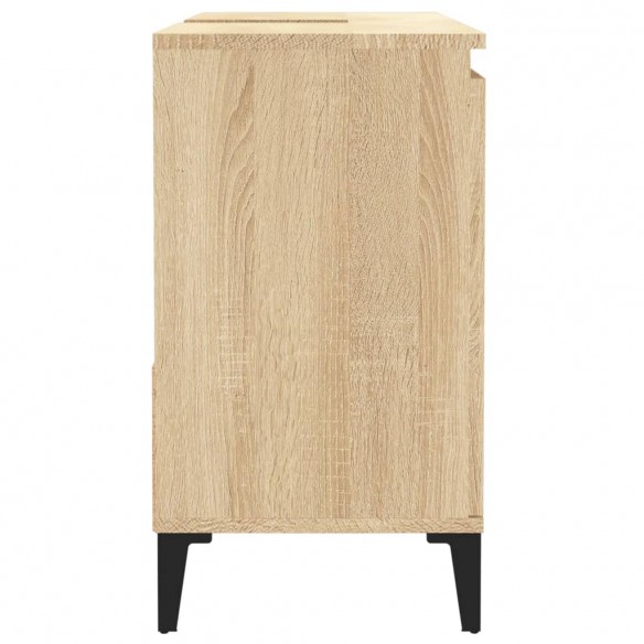 Armoire salle de bain chêne sonoma 65x33x60 cm