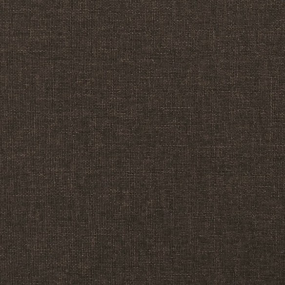 Repose-pied Marron foncé 78x56x32 cm Tissu