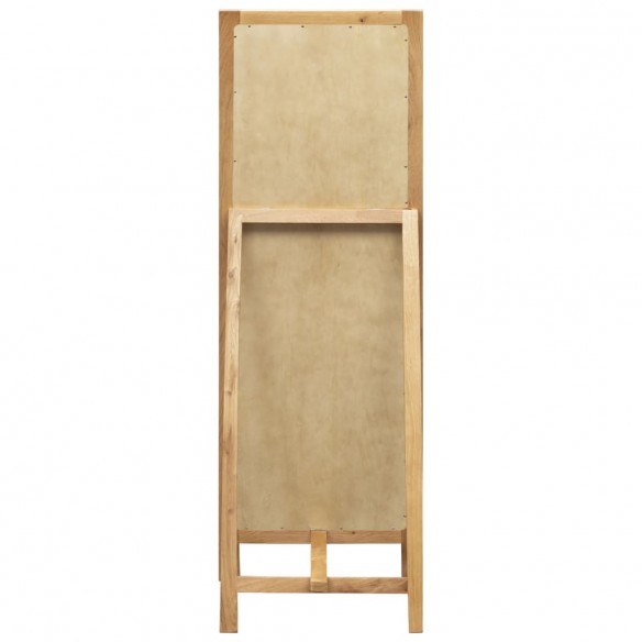 Miroir sur pied 48x46,5x150 cm Bois de chêne solide