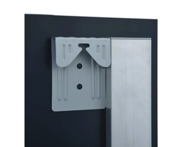 Miroir mural à LED pour salle de bains 80x60 cm