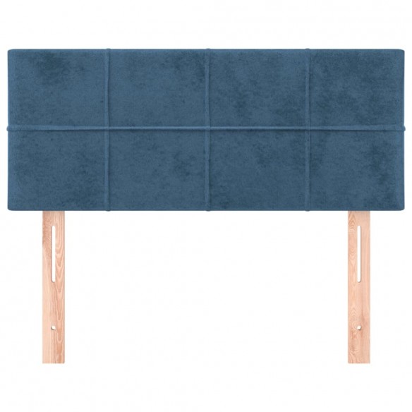 Tête de lit Bleu foncé 80x5x78/88 cm Velours