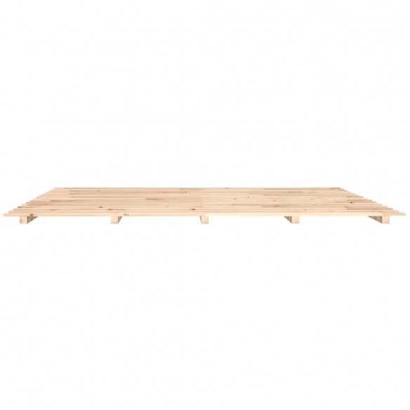 Cadre de lit 200x200 cm bois de pin massif