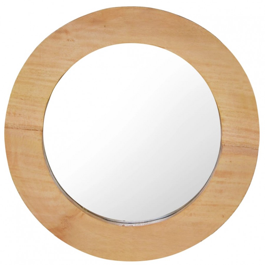 Miroir mural 40 cm Teck Rond