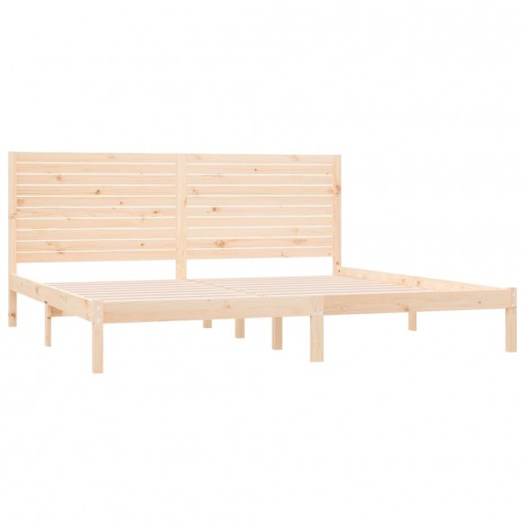 Cadre de lit Bois massif 200x200 cm