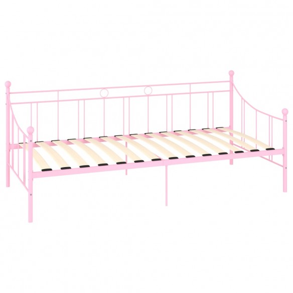 Cadre de lit de repos Rose Métal 90 x 200 cm