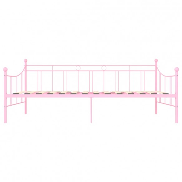 Cadre de lit de repos Rose Métal 90 x 200 cm